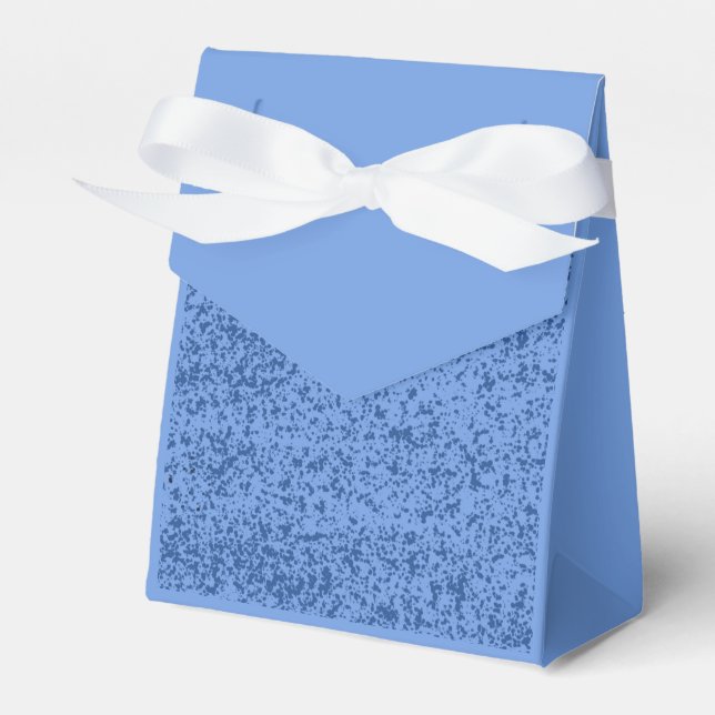 Blue Dot Chaos Favor Box (Front Side)