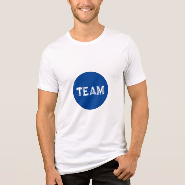 Blue Dot Election Bella+Canvas Tri-blend T-Shirt Shirt (Front)