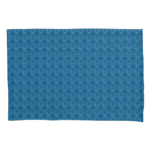 Blue Dots and Circles Sweet Fun  Pillowcase