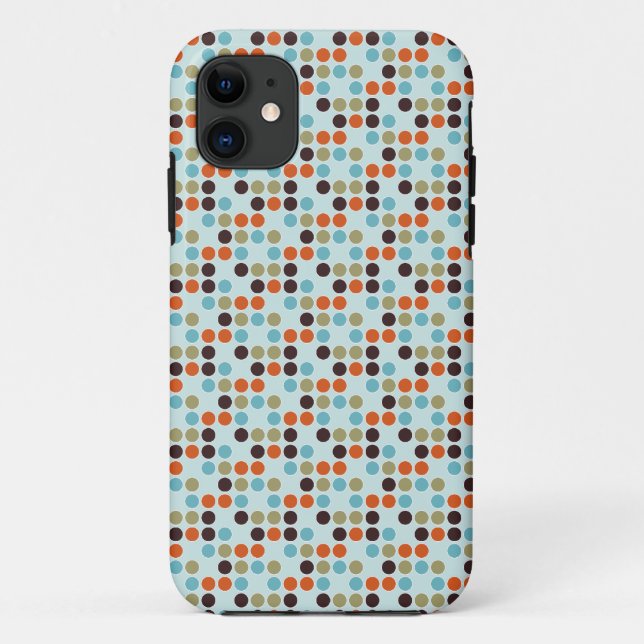 Blue Dots Case-Mate iPhone Case (Back)
