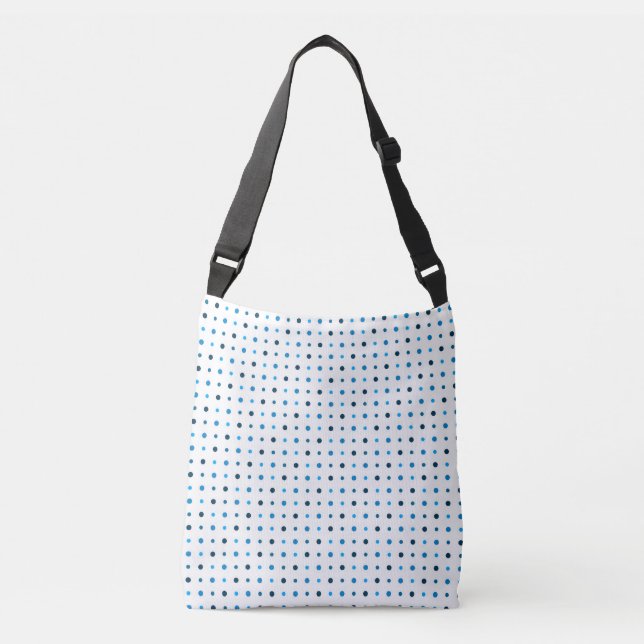 Blue dots crossbody bag (Front)