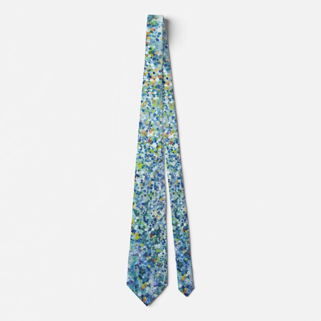 Blue Dots Tie by Margaret Juul (Front)