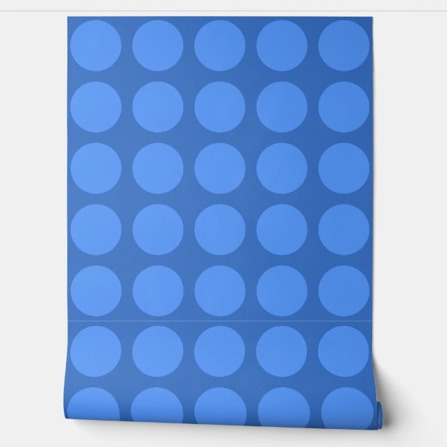 Blue dots wallpaper (Unrolling)