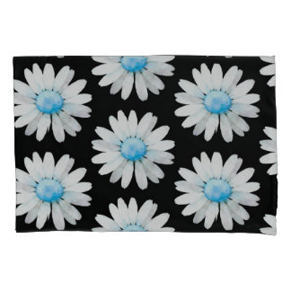 Blue Dotted Daisy's Pillowcase