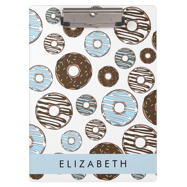 Blue Doughnuts, Brown Doughnuts, Sprinkles, Your N Clipboard (Front)