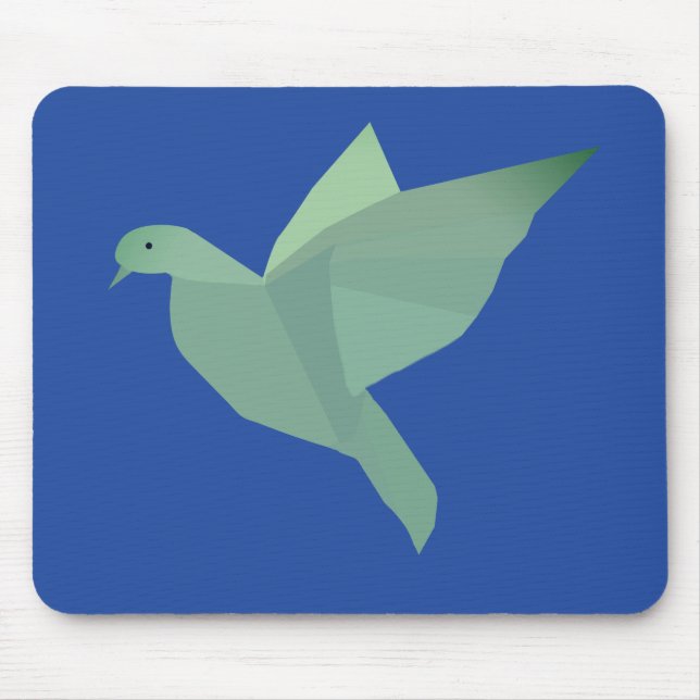 Blue Dove Bird   Mousepad (Front)