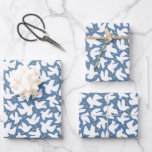 Blue Dove Hanukkah Star of David Wrapping Paper<br><div class="desc">Blue Dove Hanukkah Star of David Wrapping Paper sheet set of three.</div>