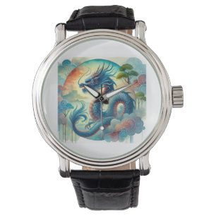 Blue Dragon 111024AREF141 - Watercolor Watch