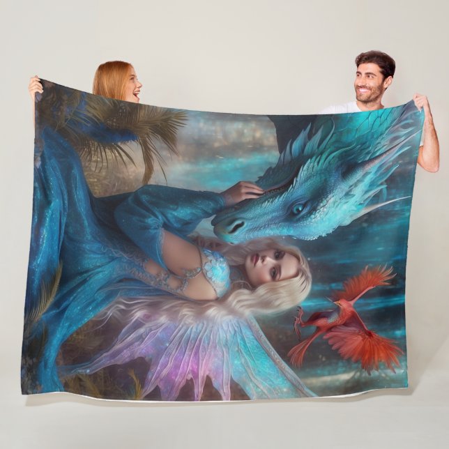 Blue Dragon Blanket (In Situ)