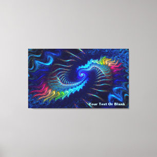 Blue Dragon Canvas Print