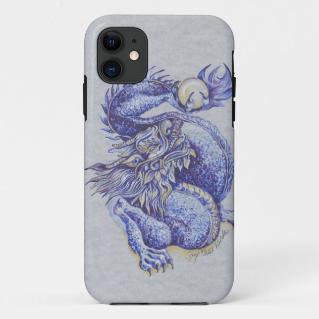 Blue Dragon Case-Mate iPhone Case (Back)