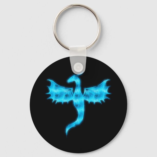 Blue Dragon Keychain (Front)