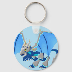 Blue Dragon Keychain