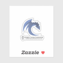 Blue Dragon Logo Sticker