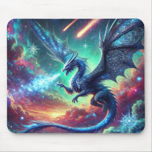 Blue Dragon Mouse Pad