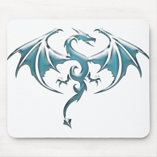 Blue Dragon Mouse Pad (Front)