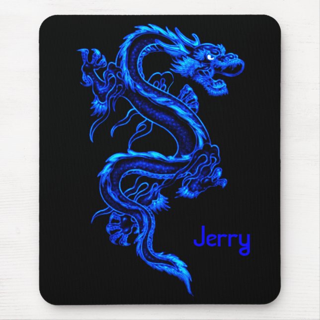Blue Dragon Mousepad (Front)