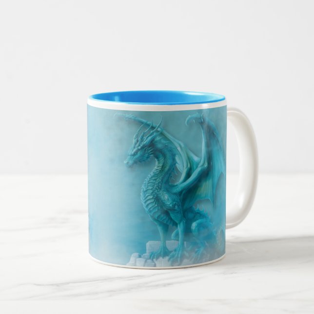Blue Dragon mug (Front Right)