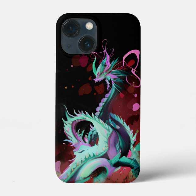 Blue Dragon Phone Case (Back)