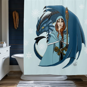 Blue Dragon Sorceress Snowflakes