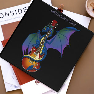 Blue Dragon Sunburst Guitar Music Binder