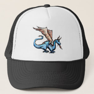 blue dragon trucker hat