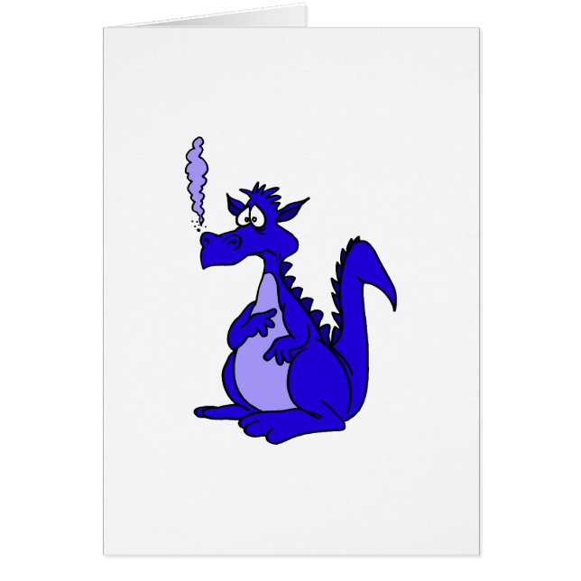 Blue Dragon with smoke (Front)