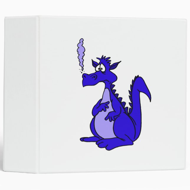 Blue Dragon with smoke Binder (Front/Spine)