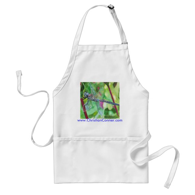 Blue dragonfly apron (Front)