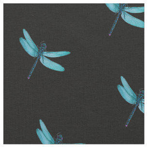 Blue Dragonfly Fabric