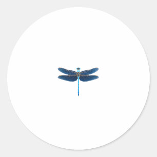 Blue Dragonfly - Insect Wildlife Animal Lover Ento Classic Round Sticker