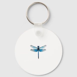 Blue Dragonfly - Insect Wildlife Animal Lover Ento Keychain