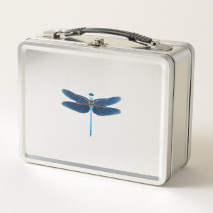 Blue Dragonfly - Insect Wildlife Animal Lover Ento Metal Lunch Box