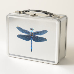 Blue Dragonfly - Insect Wildlife Animal Lover Ento Metal Lunch Box