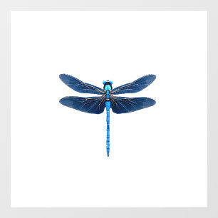 Blue Dragonfly - Insect Wildlife Animal Lover Ento Window Cling