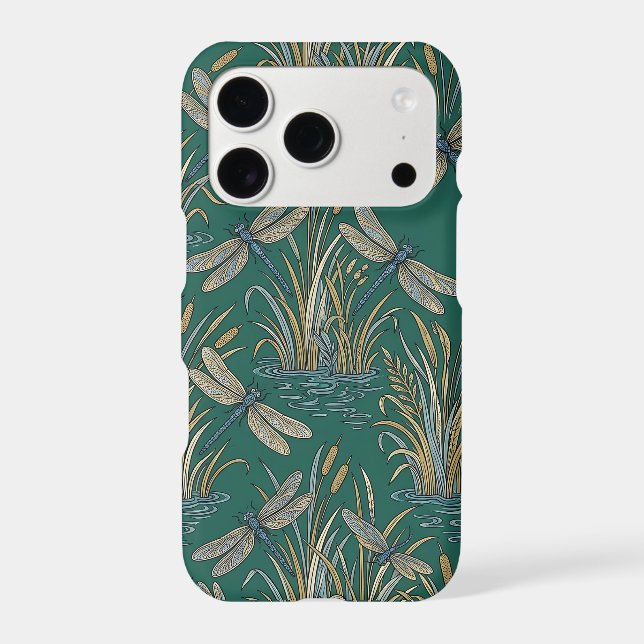 Blue Dragonfly iPhone 17 Pro Case (Back)