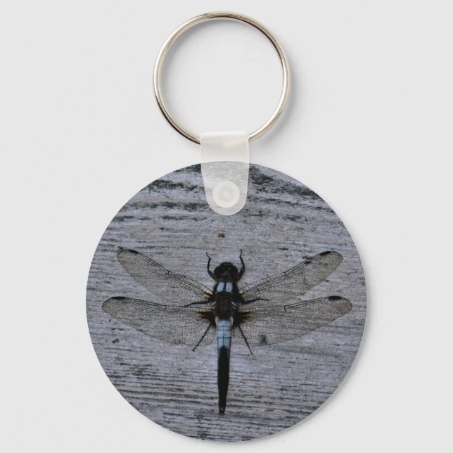 Blue Dragonfly Keychain (Front)