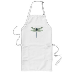 Blue Dragonfly Long Apron