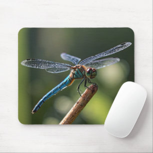 Blue Dragonfly Mouse Pad