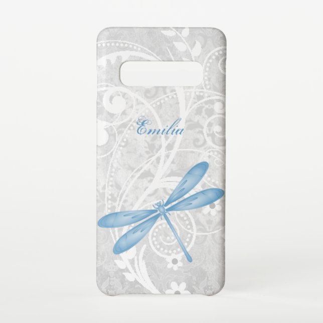 Blue Dragonfly Personalize Samsung Galaxy Case (Back)