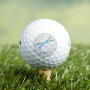 Blue Dragonfly Personalized Golf Balls