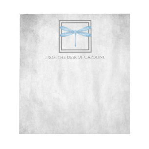 Blue Dragonfly Personalized Notepad