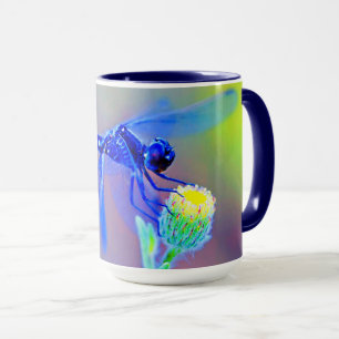 Blue Dragonfly Spirit Traits 15oz Combo Mug