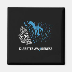 Blue Dragonfly Type 1 Diabetes Awareness Day Warri Magnet