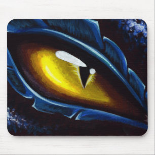 Blue Dragon's Eye Mouse Pad