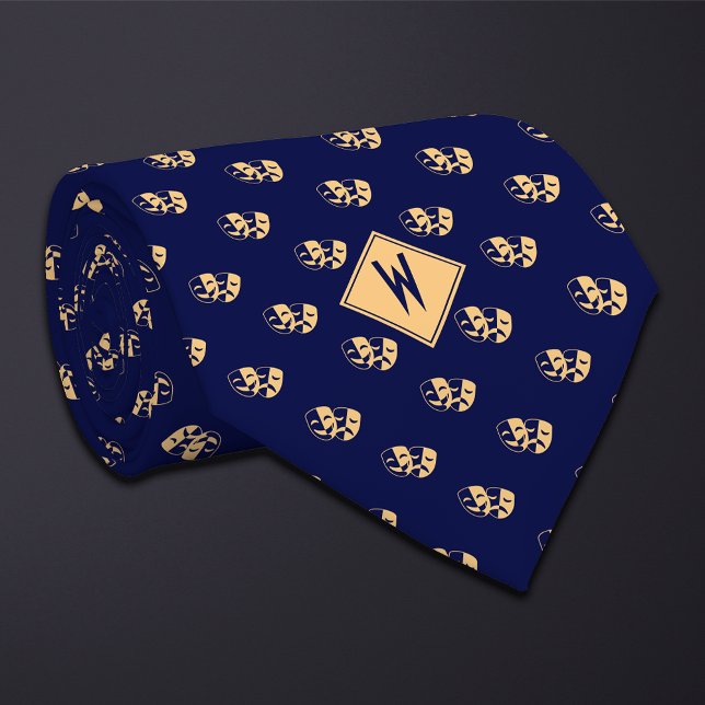 Blue Drama Teacher Actor Tie (Creator Uploaded)