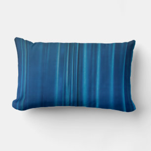 Blue drapes lumbar pillow