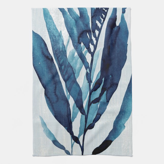 Blue Drift I Kitchen Towel (Vertical)