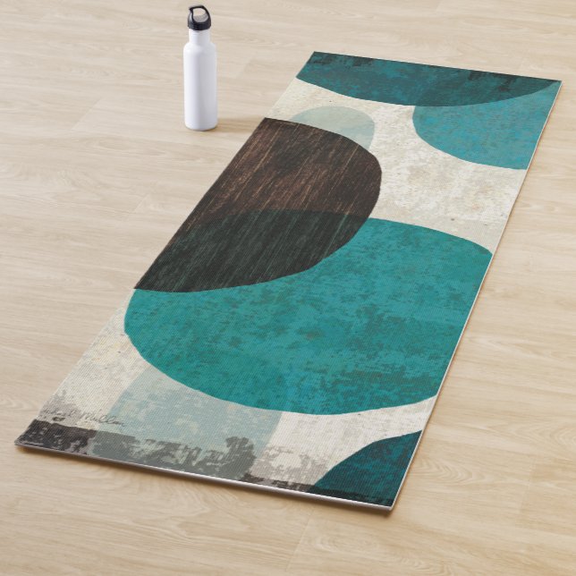 Blue Drips Yoga Mat (In Situ)