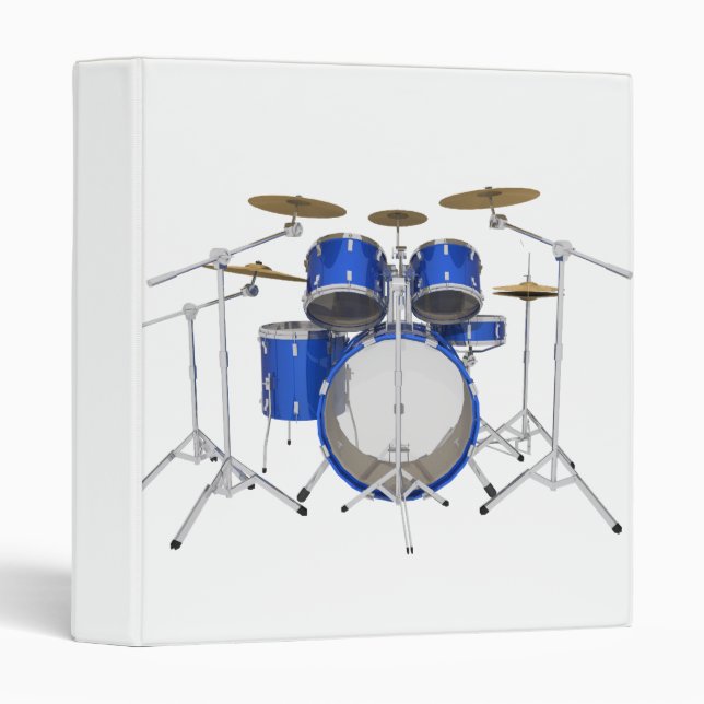 Blue Drum Kit: Binder (Front/Spine)